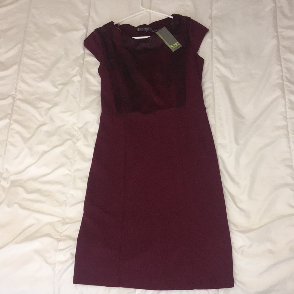 Burgundy brand new women’s cocktail dress